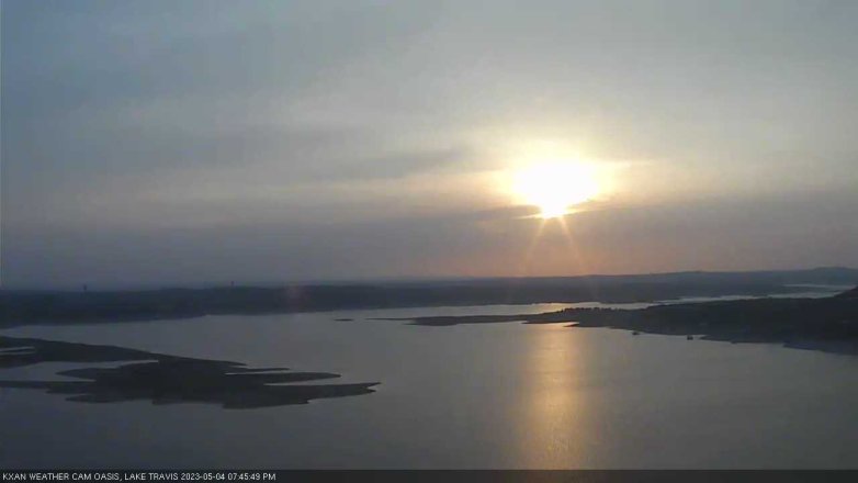 Lake Travis webcam, May 4, 2023 7:45 PM CT