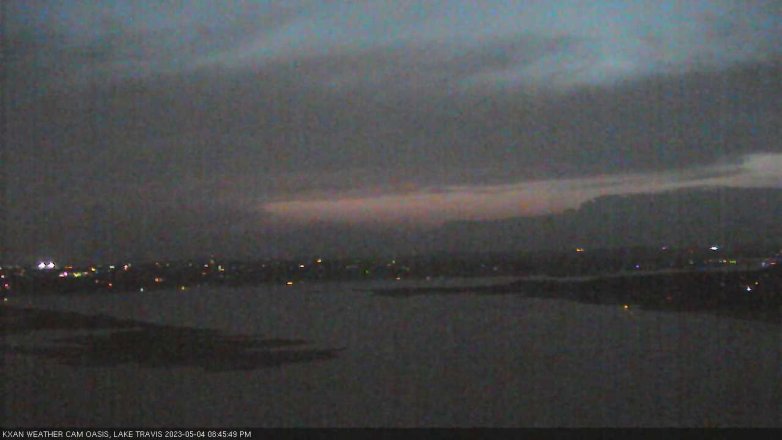 Lake Travis webcam, May 4, 2023 8:45 PM CT