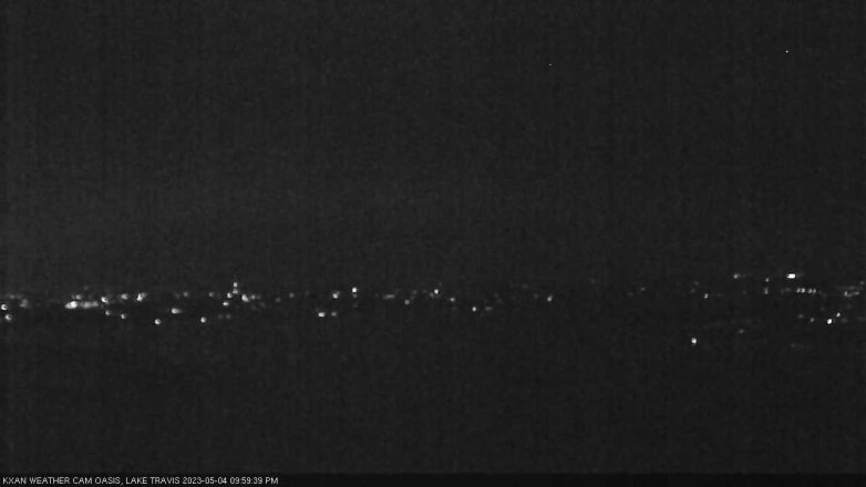 Lake Travis webcam, May 4, 2023 10:00 PM CT