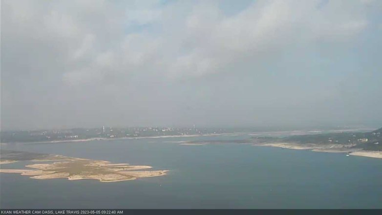 Lake Travis webcam, May 5, 2023 9:25 AM CT