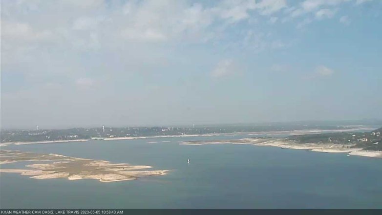 Lake Travis webcam, May 5, 2023 11:00 AM CT