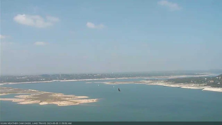 Lake Travis webcam, May 5, 2023 12:00 PM CT
