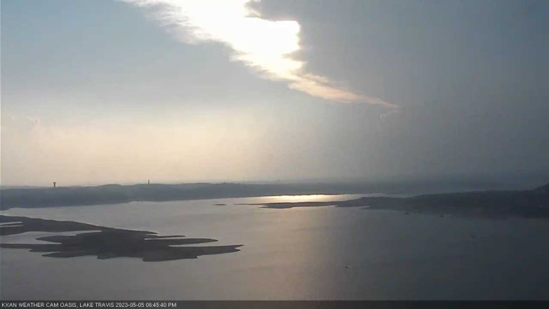 Lake Travis webcam, May 5, 2023 6:45 PM CT