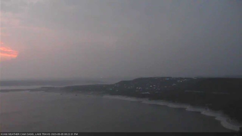 Lake Travis webcam, May 5, 2023 8:25 PM CT