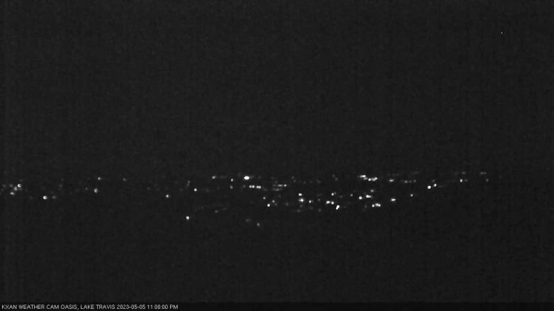 Lake Travis webcam, May 5, 2023 11:00 PM CT