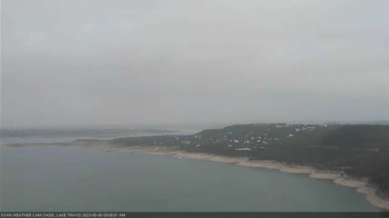 Lake Travis webcam, May 6, 2023 9:00 AM CT