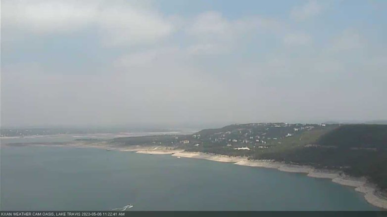 Lake Travis webcam, May 6, 2023 11:25 AM CT
