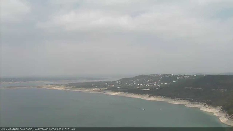Lake Travis webcam, May 6, 2023 12:00 PM CT