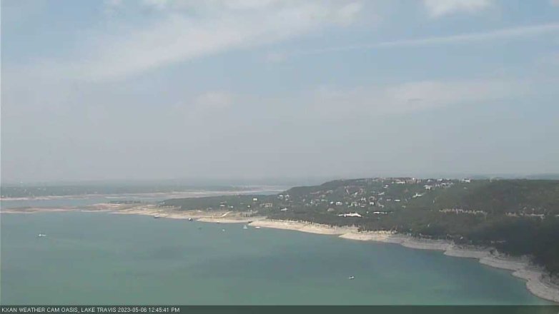 Lake Travis webcam, May 6, 2023 12:45 PM CT