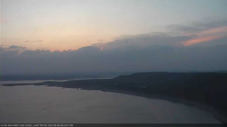 Lake Travis webcam, May 6, 2023 8:25 PM CT