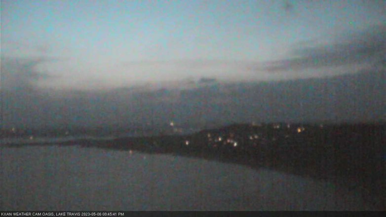 Lake Travis webcam, May 6, 2023 8:45 PM CT