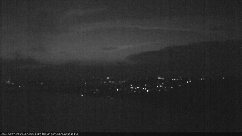 Lake Travis webcam, May 6, 2023 9:00 PM CT