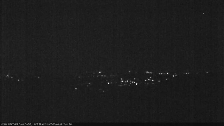Lake Travis webcam, May 6, 2023 9:25 PM CT