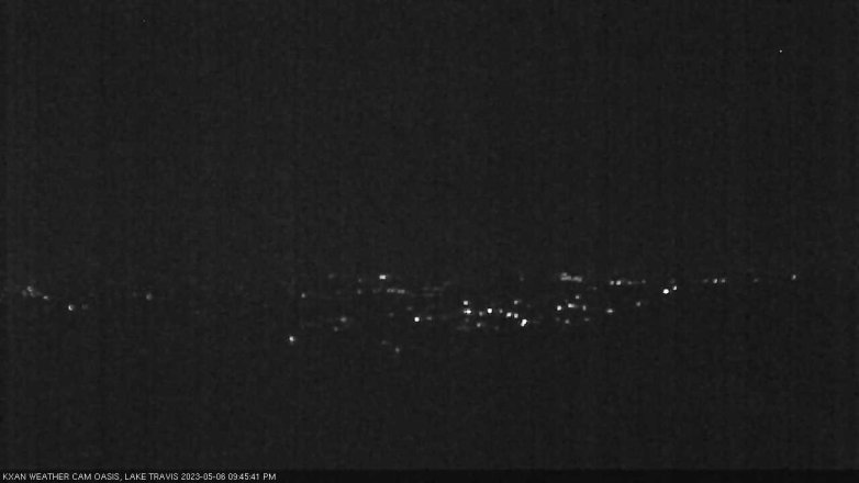 Lake Travis webcam, May 6, 2023 9:45 PM CT