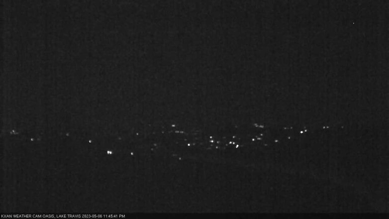 Lake Travis webcam, May 6, 2023 11:45 PM CT