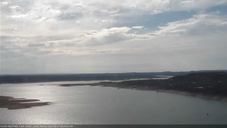 Lake Travis webcam, May 7, 2023 5:45 PM CT