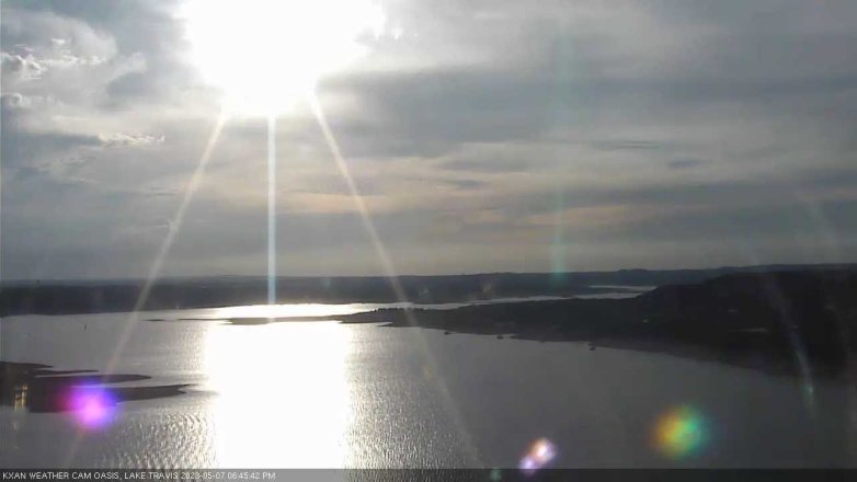 Lake Travis webcam, May 7, 2023 6:45 PM CT