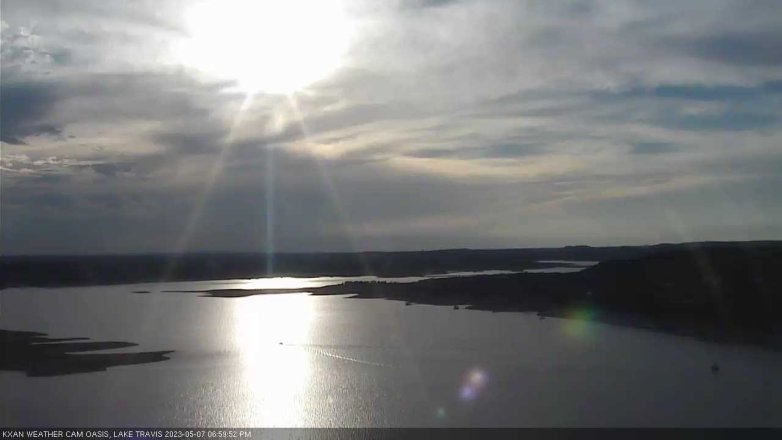 Lake Travis webcam, May 7, 2023 7:00 PM CT