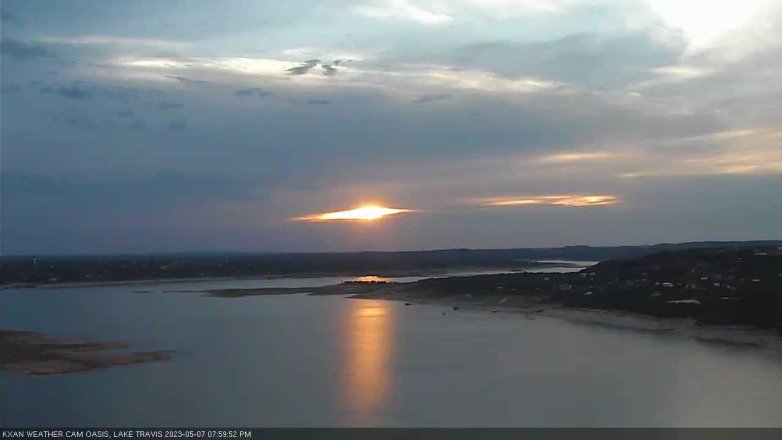 Lake Travis webcam, May 7, 2023 8:00 PM CT