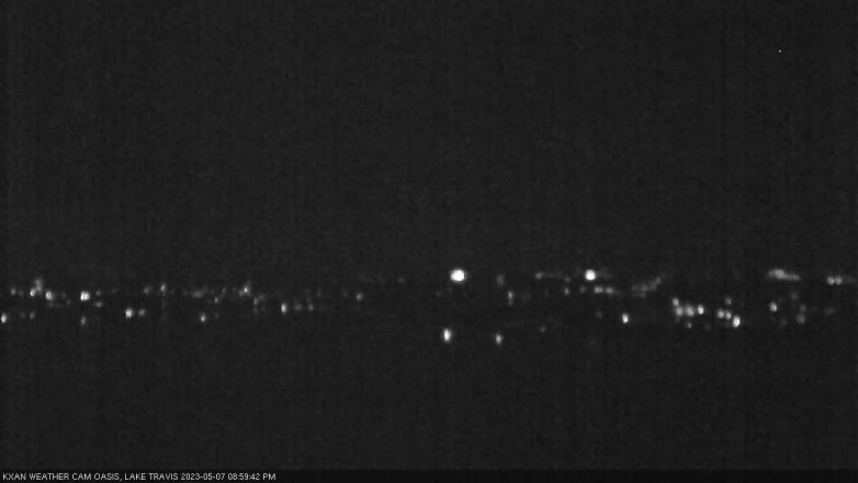 Lake Travis webcam, May 7, 2023 9:00 PM CT