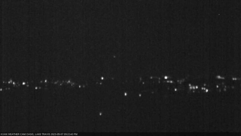 Lake Travis webcam, May 7, 2023 9:25 PM CT