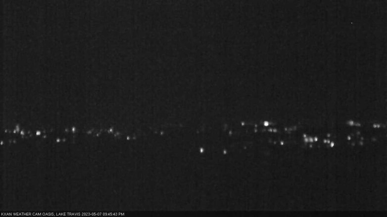 Lake Travis webcam, May 7, 2023 9:45 PM CT