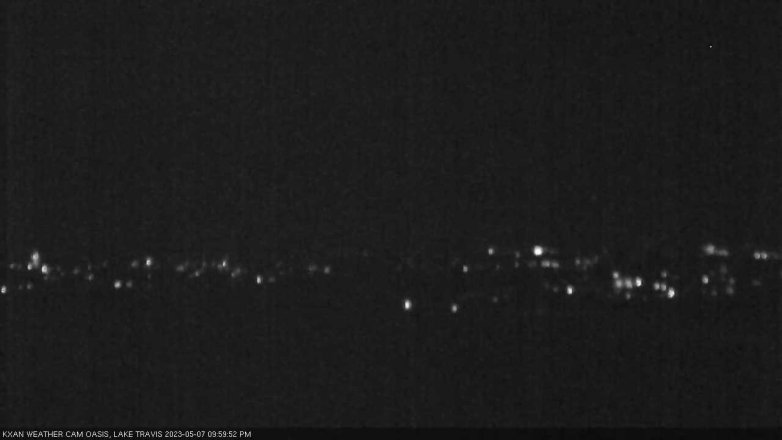 Lake Travis webcam, May 7, 2023 10:00 PM CT