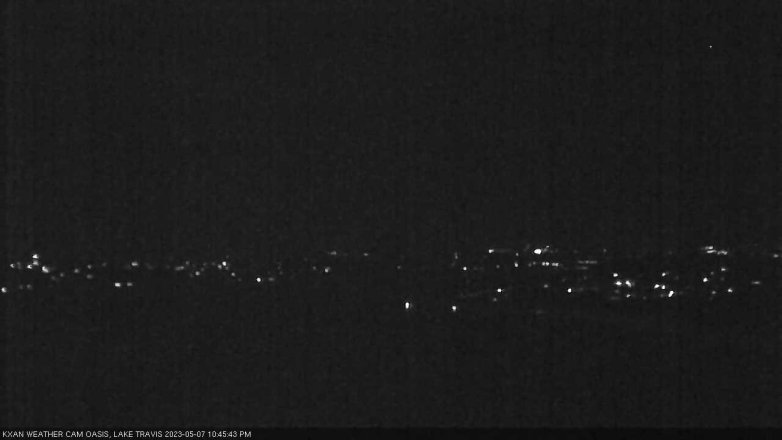 Lake Travis webcam, May 7, 2023 10:45 PM CT