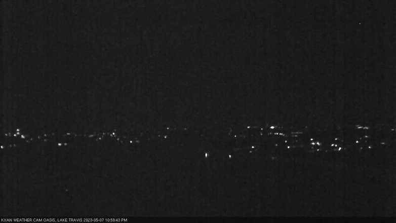 Lake Travis webcam, May 7, 2023 11:00 PM CT