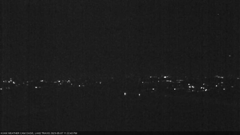 Lake Travis webcam, May 7, 2023 11:25 PM CT