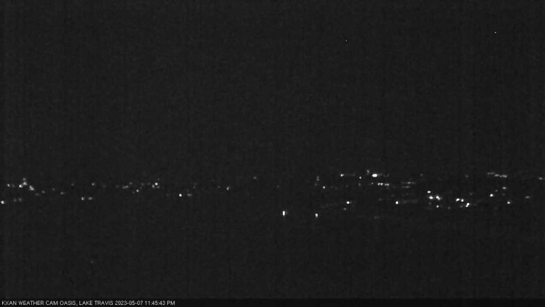 Lake Travis webcam, May 7, 2023 11:45 PM CT