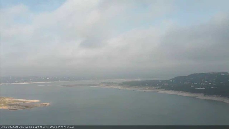 Lake Travis webcam, May 8, 2023 9:00 AM CT