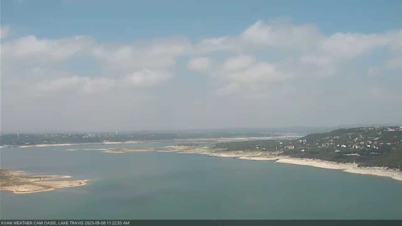 Lake Travis webcam, May 8, 2023 11:25 AM CT