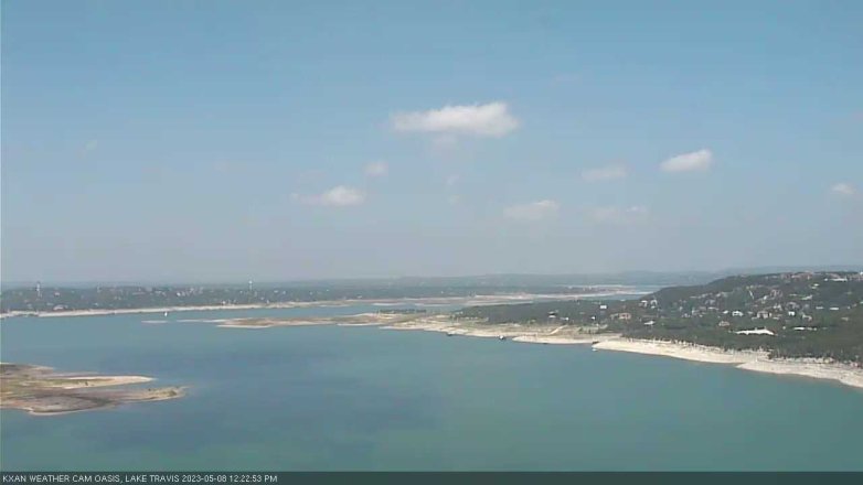 Lake Travis webcam, May 8, 2023 12:25 PM CT