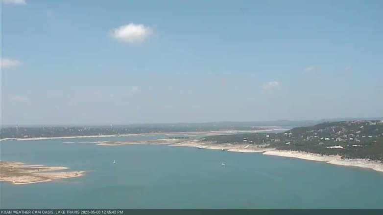 Lake Travis webcam, May 8, 2023 12:45 PM CT