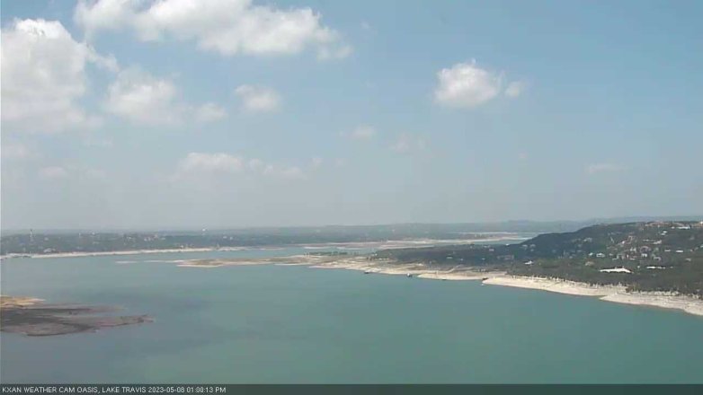 Lake Travis webcam, May 8, 2023 1:00 PM CT