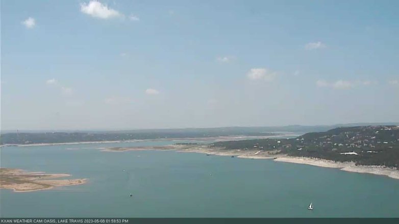 Lake Travis webcam, May 8, 2023 2:00 PM CT