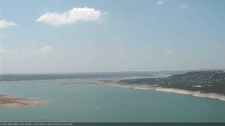 Lake Travis webcam, May 8, 2023 2:25 PM CT