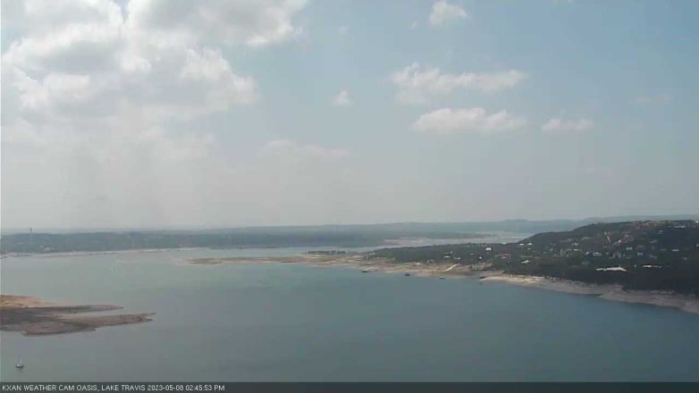 Lake Travis webcam, May 8, 2023 2:45 PM CT