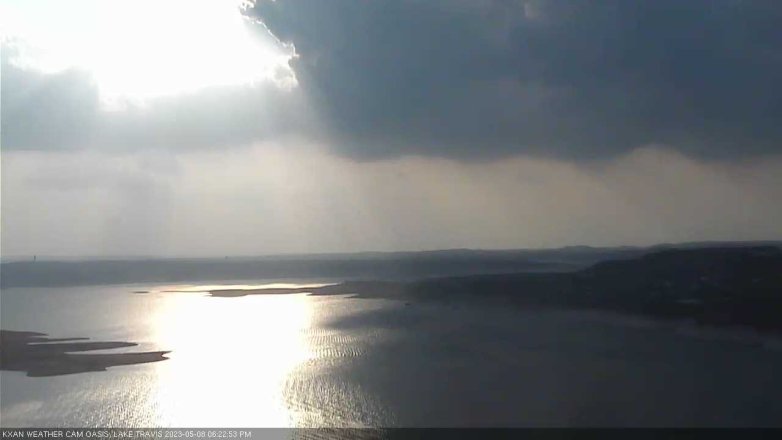 Lake Travis webcam, May 8, 2023 6:25 PM CT