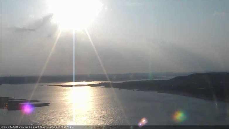 Lake Travis webcam, May 8, 2023 6:45 PM CT