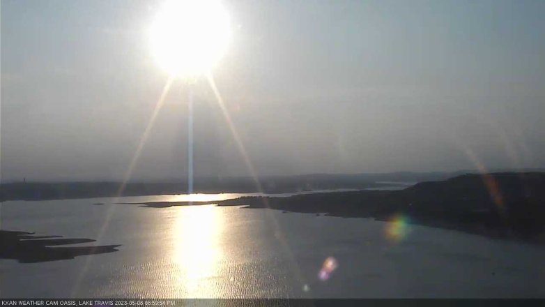 Lake Travis webcam, May 8, 2023 7:00 PM CT