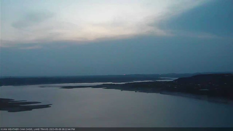 Lake Travis webcam, May 8, 2023 8:25 PM CT