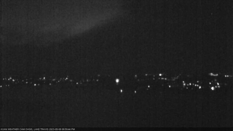 Lake Travis webcam, May 8, 2023 9:00 PM CT