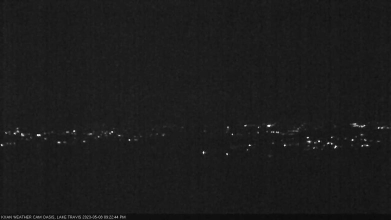 Lake Travis webcam, May 8, 2023 9:25 PM CT