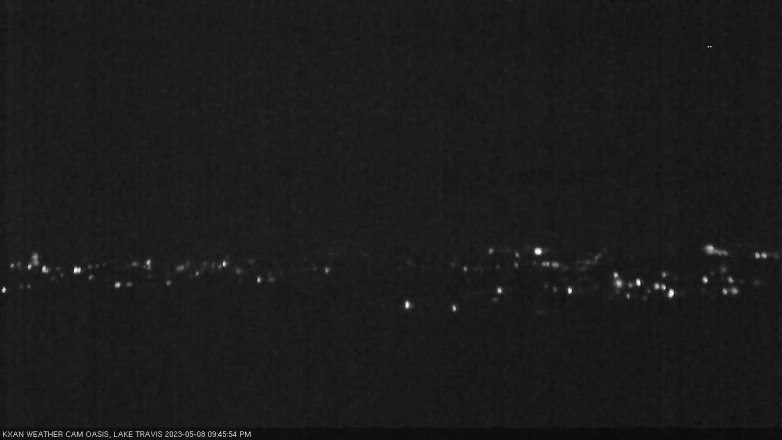 Lake Travis webcam, May 8, 2023 9:45 PM CT
