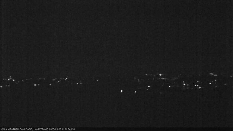 Lake Travis webcam, May 8, 2023 11:25 PM CT