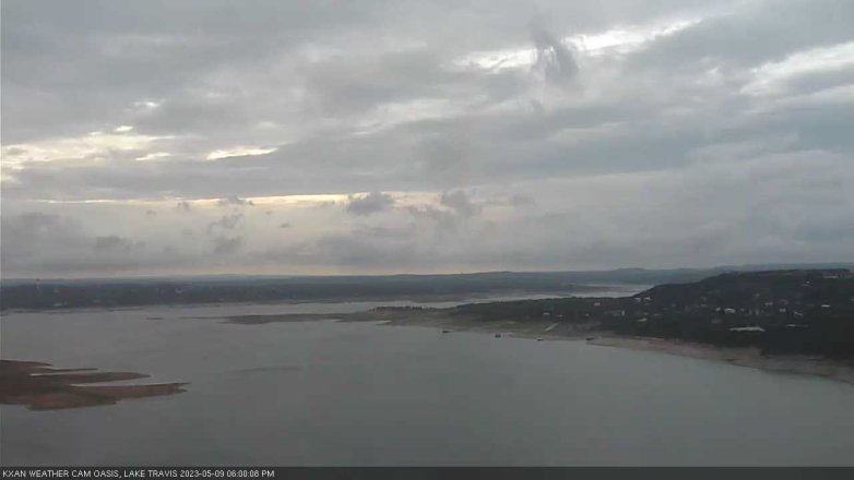 Lake Travis webcam, May 9, 2023 6:00 PM CT