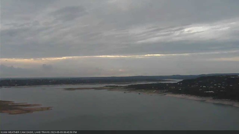 Lake Travis webcam, May 9, 2023 6:45 PM CT