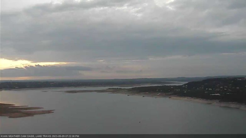Lake Travis webcam, May 9, 2023 7:25 PM CT